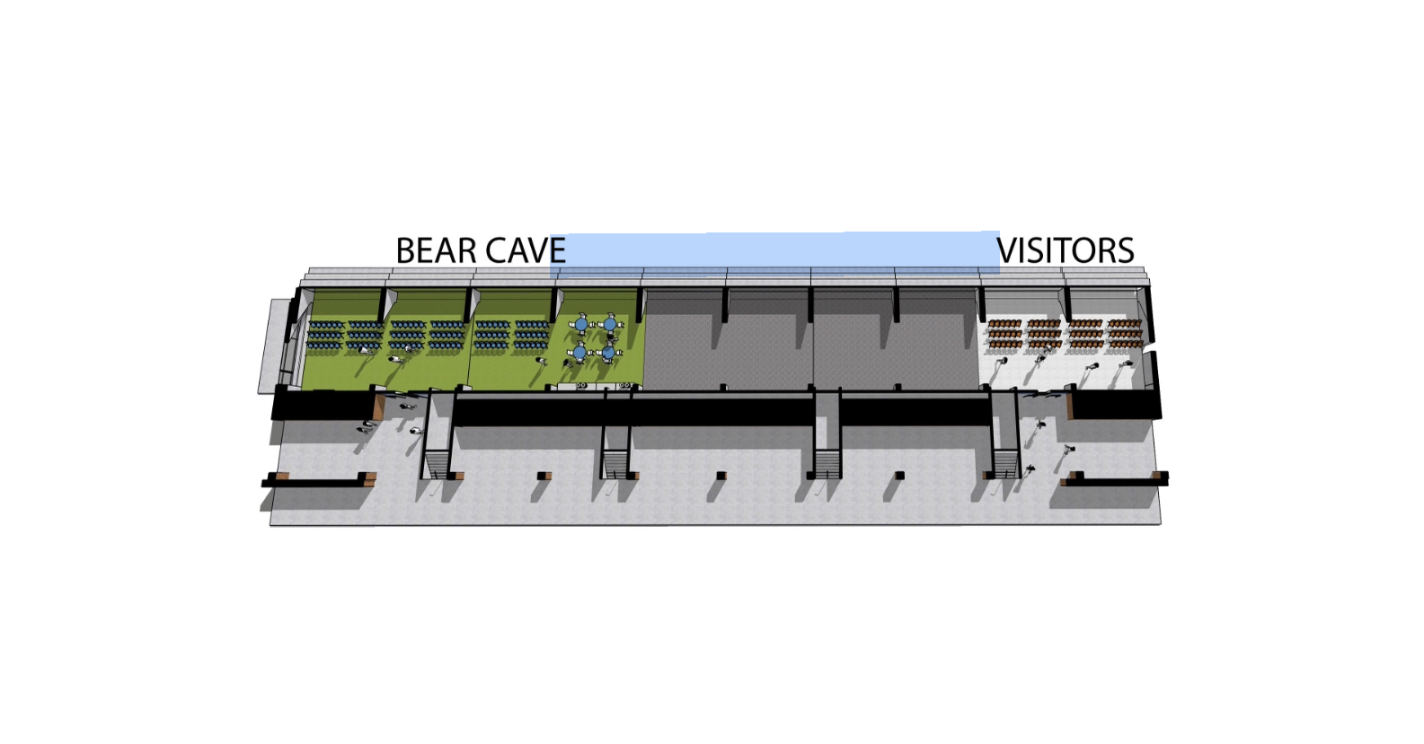 Bear Cave Expansion — Full Layout Rendering